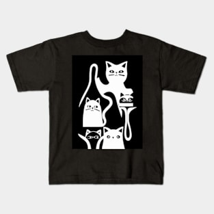 Cats Doodle Kids T-Shirt